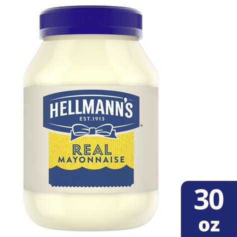 Hellmann's Mayonnaise Real Mayo 30 oz - Walmart.com - Walmart.com