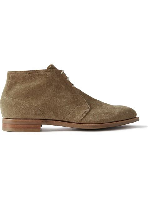 Edward Green - Shanklin Suede Chukka Boots - Brown Edward Green