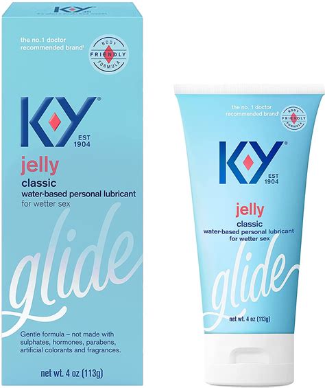 Ky Jelly Personal Lubricant Water-Based Formula For Men, Women - 4 oz ...