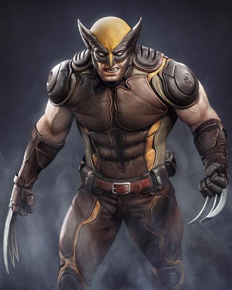 Brown Suit Wolverine by Raf Grassetti : Marvel