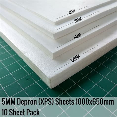 Vortex-RC Biofoam Depron Extruded Polystyrene Foam Sheets XPS (30x20 ...