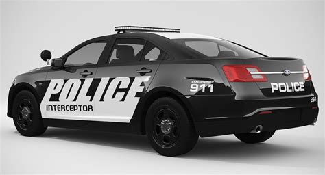 Ford Taurus Police 3D model | CGTrader