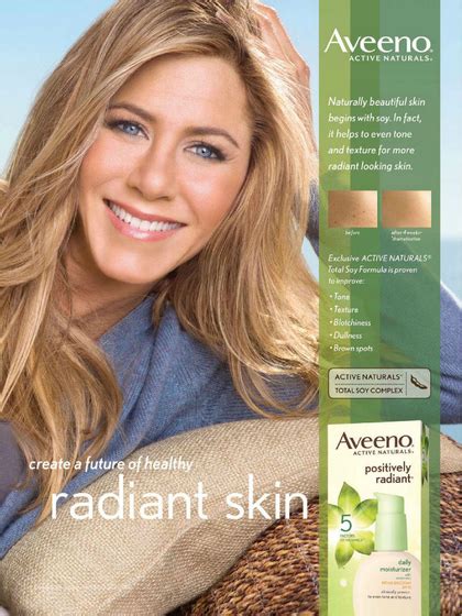 ECO GLAMAZINE: JENNIFER ANISTON: Aveeno Ambassador