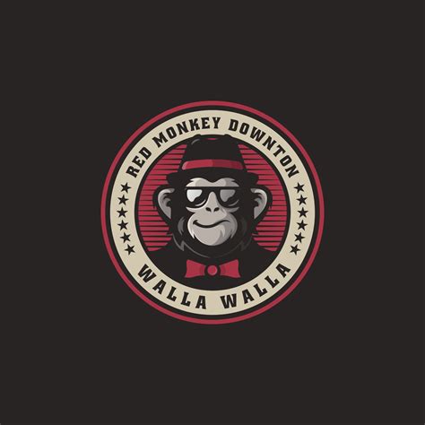 red monkey for mascot, logo, template 10822881 Vector Art at Vecteezy