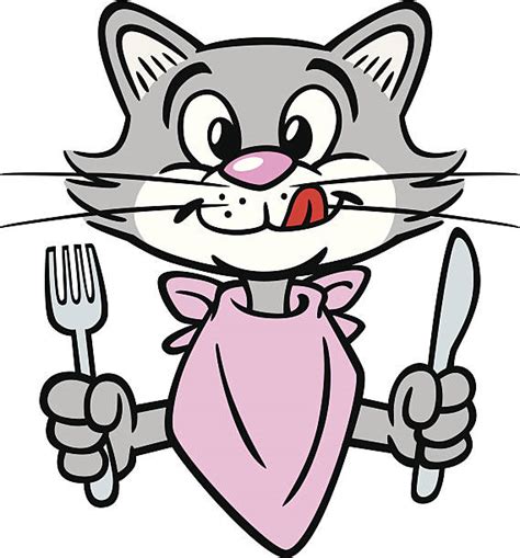 180+ Cat Eating With Fork And Knife Stock Photos, Pictures & Royalty-Free Images - iStock