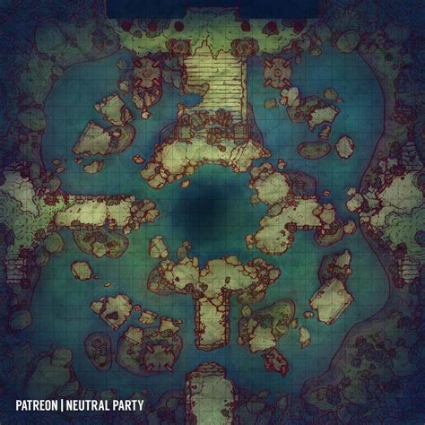 Jungle Ruins : battlemaps | Dungeon maps, Dungeons and dragons, Fantasy map