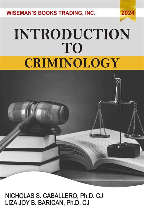 Introduction to Criminology - Wiseman's Books Trading Inc.