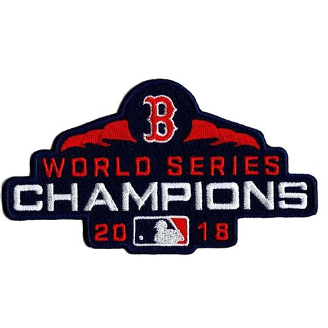 Boston Red Sox 2018 World Series Champions Patch