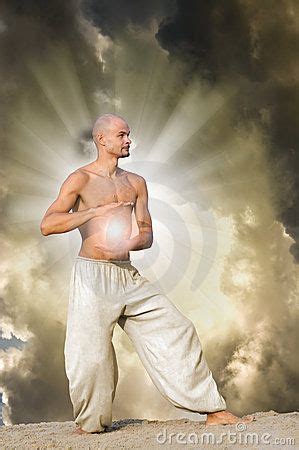 Spiritual Man with Ball of Light Practises Tai Chi | Chi energy, Tai chi, Energy balls