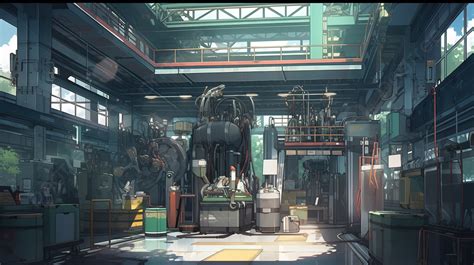 Game Industry Industrial Building With Machines Background, Mad Science Picture Background Image ...