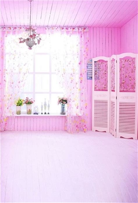 5x7ft Artistic Background Girl Photography Backdrops Sweet Room Bright Window Curtains Droplight ...