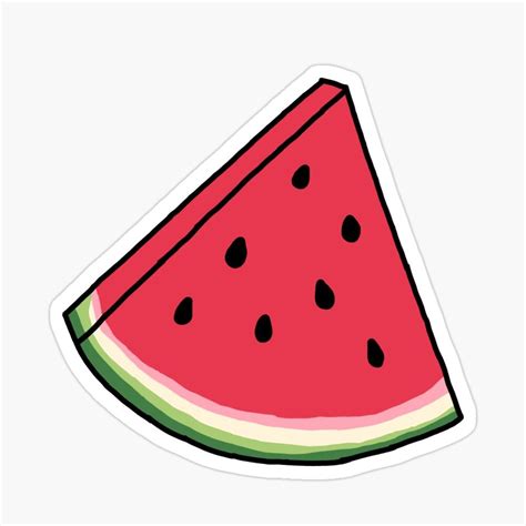 Watermelon Sticker by Niamh-rebecca | Watermelon sticker, Watermelon drawing, Watermelon art design