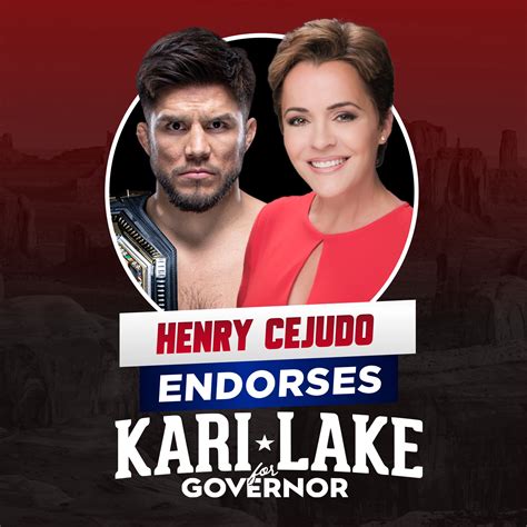 Kari Lake on Twitter: "I have been endorsed by @HenryCejudo! The only ...