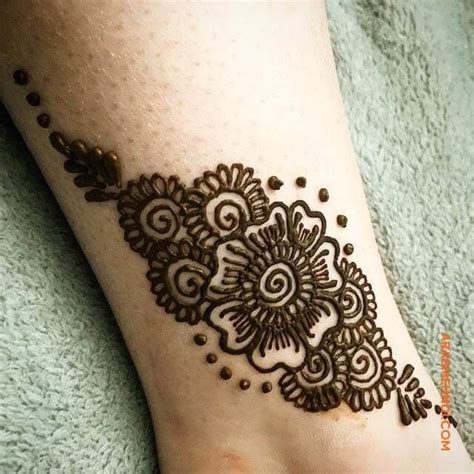 50 Ankle Mehndi Design (Henna Design) - July 2019 | Ankle henna designs, Henna ankle, Henna ...