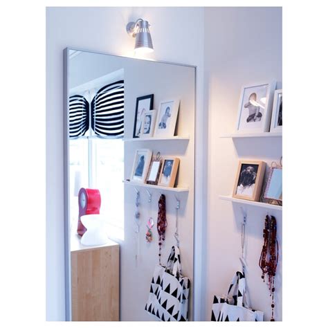 HOVET aluminium, Mirror, 78x196 cm - IKEA