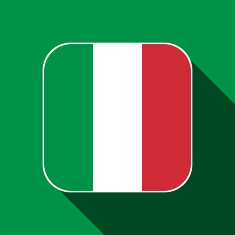 Italy flag, official colors. Vector illustration. 11480785 Vector Art ...