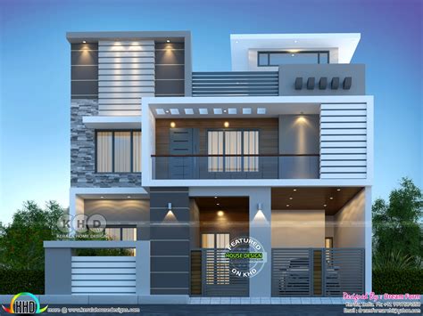 5 bedrooms 3635 sq.ft modern home design - Kerala Home Design and Floor ...