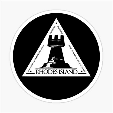 "Rhodes Island - Arknights Faction - Logo - Circle" Sticker for Sale by ...