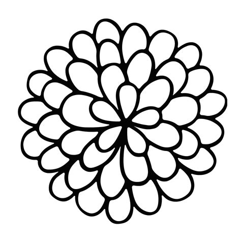 Easy Cute Flower Coloring Pages - thiva-hellas