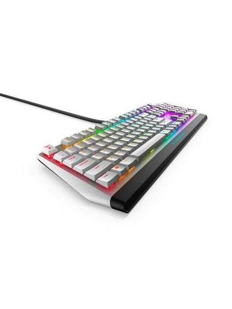 Alienware Low Profile RGB Mechanical Gaming Keyboard Lunar Light AW510K ...