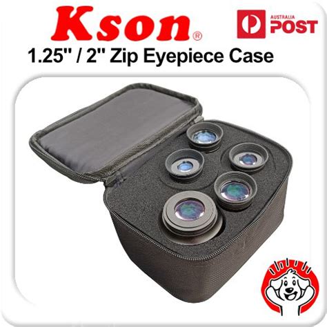 Telescope Eyepiece case with Zip - Holds both 1.25" and 2" eyepieces (foam)