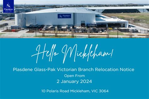 Plasdene Glass-Pak – Our Victorian Branch Has Moved! - Plasdene Glass-Pak Pty Ltd