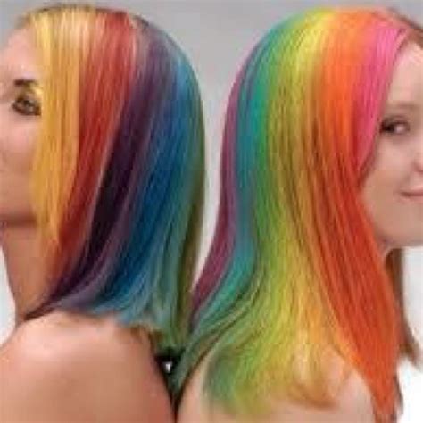 Rainbow | Hair color spray, Colored hair tips, Coloured hair spray