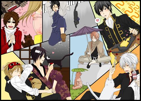 Pixiv Id 1342518, Gin Tama, Sakamoto Tatsuma, Okita Sougo, Mutsu ...