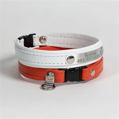 Cat Collar Personalized Customized With Engraved Lightweight Metal Plate-choose Your Colors by ...