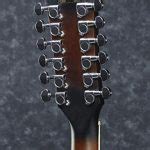 Ibanez AEG 12-String Acoustic-Electric Guitar Dark Violin Sunburst ...