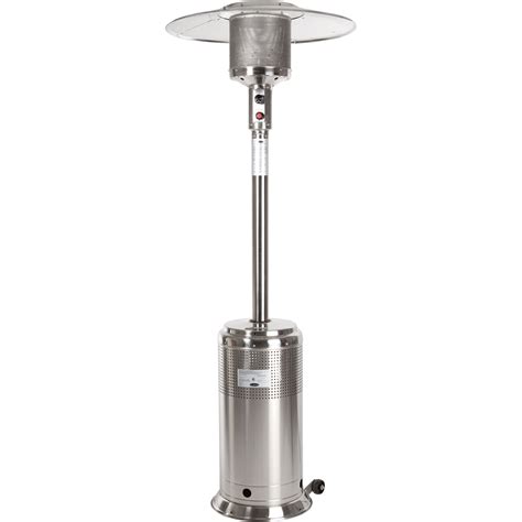 Fire Sense Pro Series Propane Patio Heater — 46,000 BTU, Stainless ...