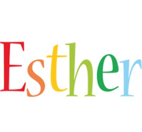 Esther Logo | Name Logo Generator - Smoothie, Summer, Birthday, Kiddo ...