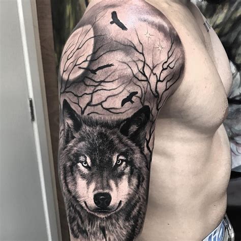 Pin på wolf tattoo