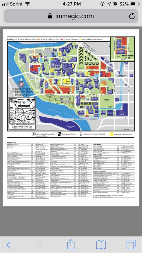 University Of Indianapolis Campus Map