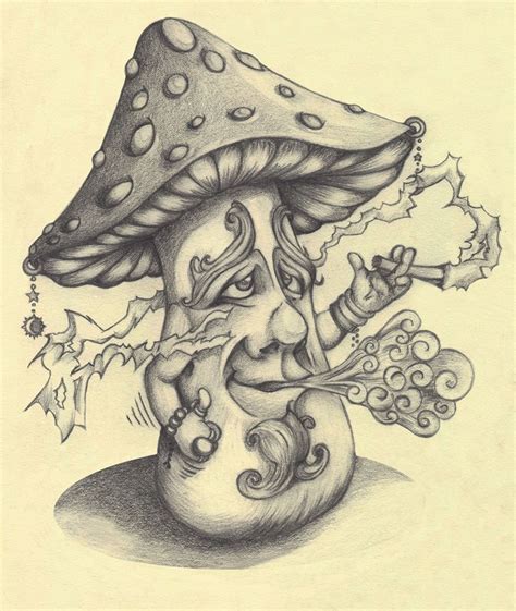 How To Draw A Mushroom Trippy at How To Draw