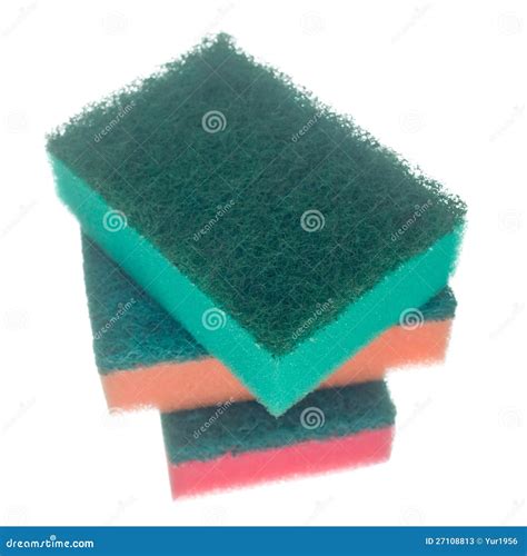 Sponges For Washing Dishes. Stock Photos - Image: 27108813