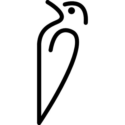 Bird outline variant icon