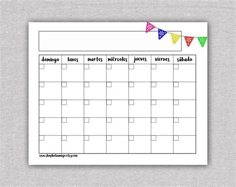 20+ Spanish Calendar - Free Download Printable Calendar Templates ️