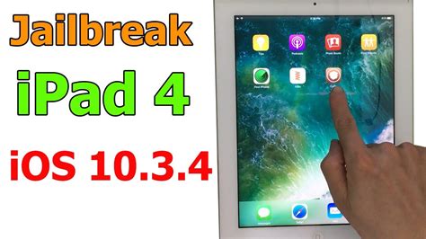 How to Jailbreak iPad 4 iOS 10.3.4 easily - YouTube