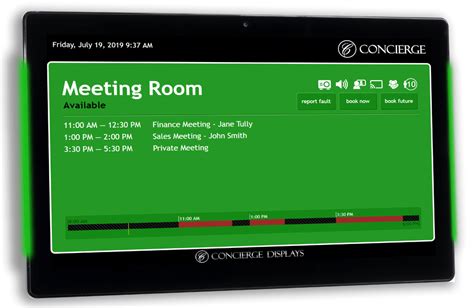 "Streamlined Schedule: A Real-Time Display of Meeting Room Availability" | Snap Your Dreams