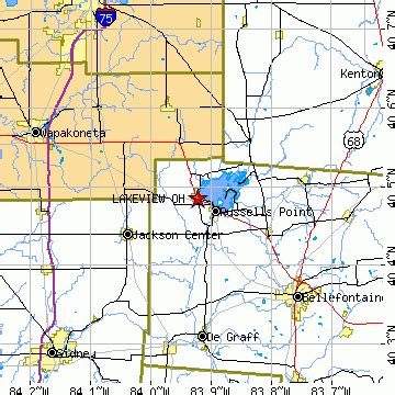 Map Of Lakeview, Ohio | Maps Of Ohio