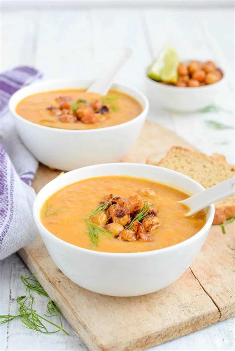 Lentil & coconut milk Soup Recipe | The Flavours of Kitchen