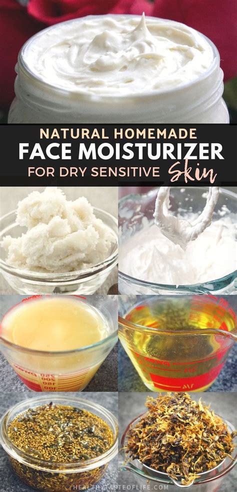 Natural homemade diy face moisturizer for dry sensitive skin – Artofit