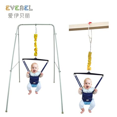 EVEBEL Baby jumping bouncing baby swing chair baby fitness toys 0 1 2 years old toys indoor ...