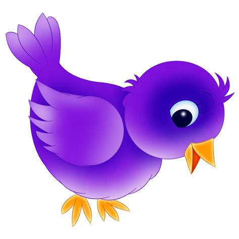 Cute purple bird clip art dromggd top 2 – Clipartix