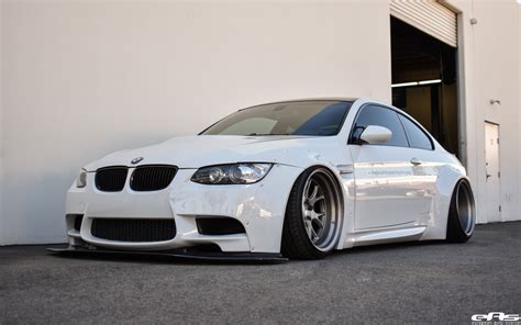 Alpine White BMW E92 M3 With A Liberty Walk Widebody Kit