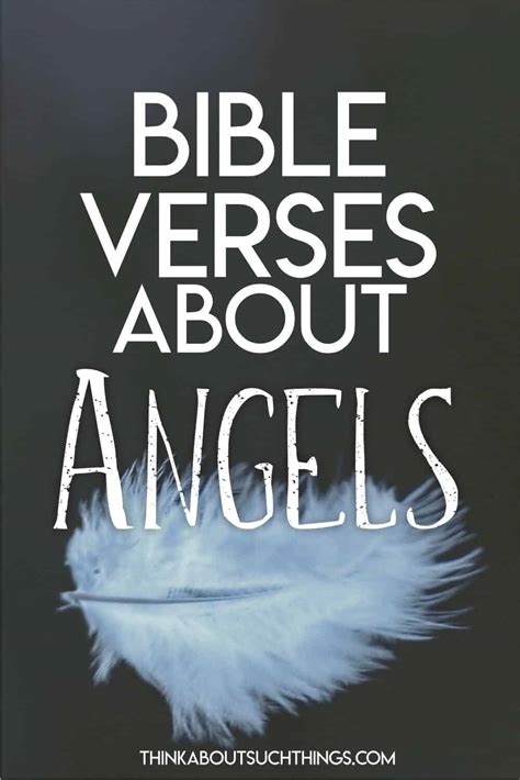 70+ Bible Verses About Angels | Think About Such Things