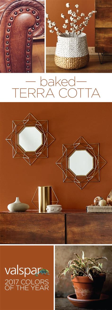 “Warm and inviting in any lighting, rich and earthy terra cotta is back ...