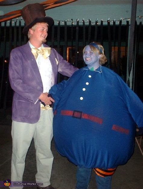 Willy Wonka and Violet Halloween Costume