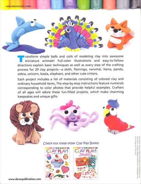 Clay Play! Animal Favorites | Dover Publications | 9780486837918